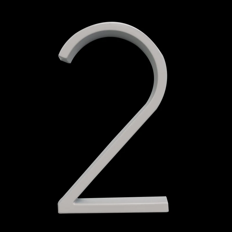 12Cm Numeri Civici Moderni Porta Indirizzo Casa Numeri Per Casa Huisnummer Numeri Casa Targhe Esterne 5 Pollici. #0-9