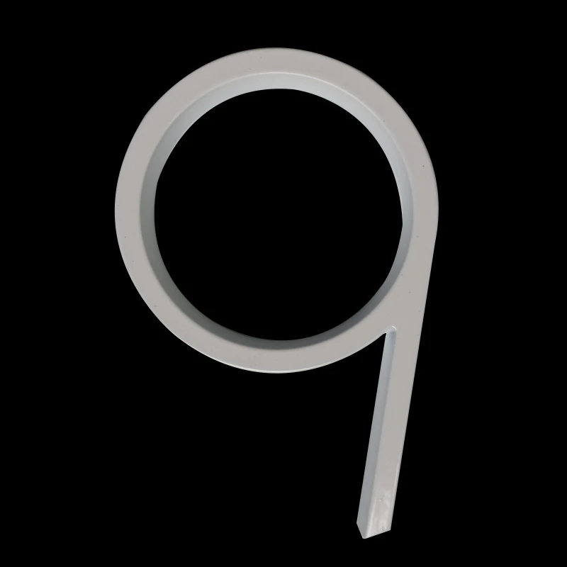 12Cm Numeri Civici Moderni Porta Indirizzo Casa Numeri Per Casa Huisnummer Numeri Casa Targhe Esterne 5 Pollici. #0-9