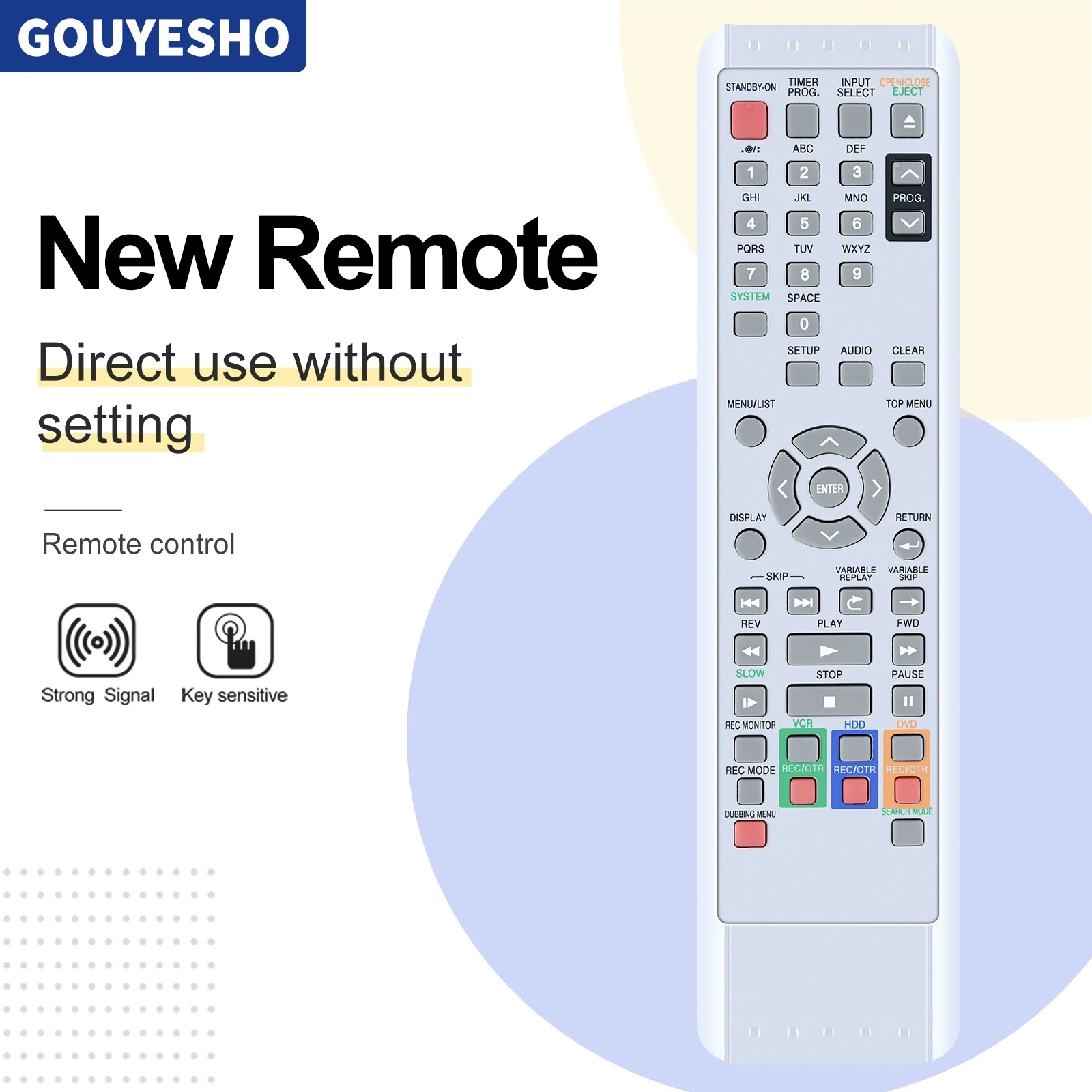 Nuovo Telecomando Per Funai Nb305 Dvd + Vcr Combo Hdr-D2835, Hdr-D2835D
