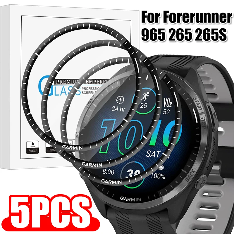 Per Garmin Forerunner 965 265 265S 3D Screen Protector Hd Full Cover Smart Watch Pellicola Protettiva Per Garmin Forerunner 965 Cover