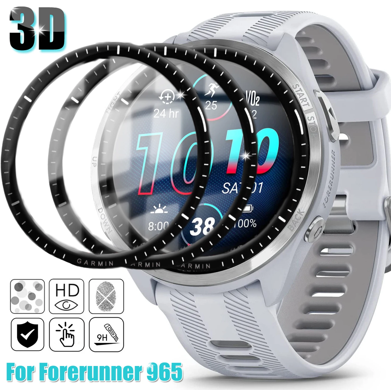 Per Garmin Forerunner 965 265 265S 20D Pellicola Protettiva Per Schermo Hd Smart Watch Per Pellicole Di Copertura Garmin Forerunner 965