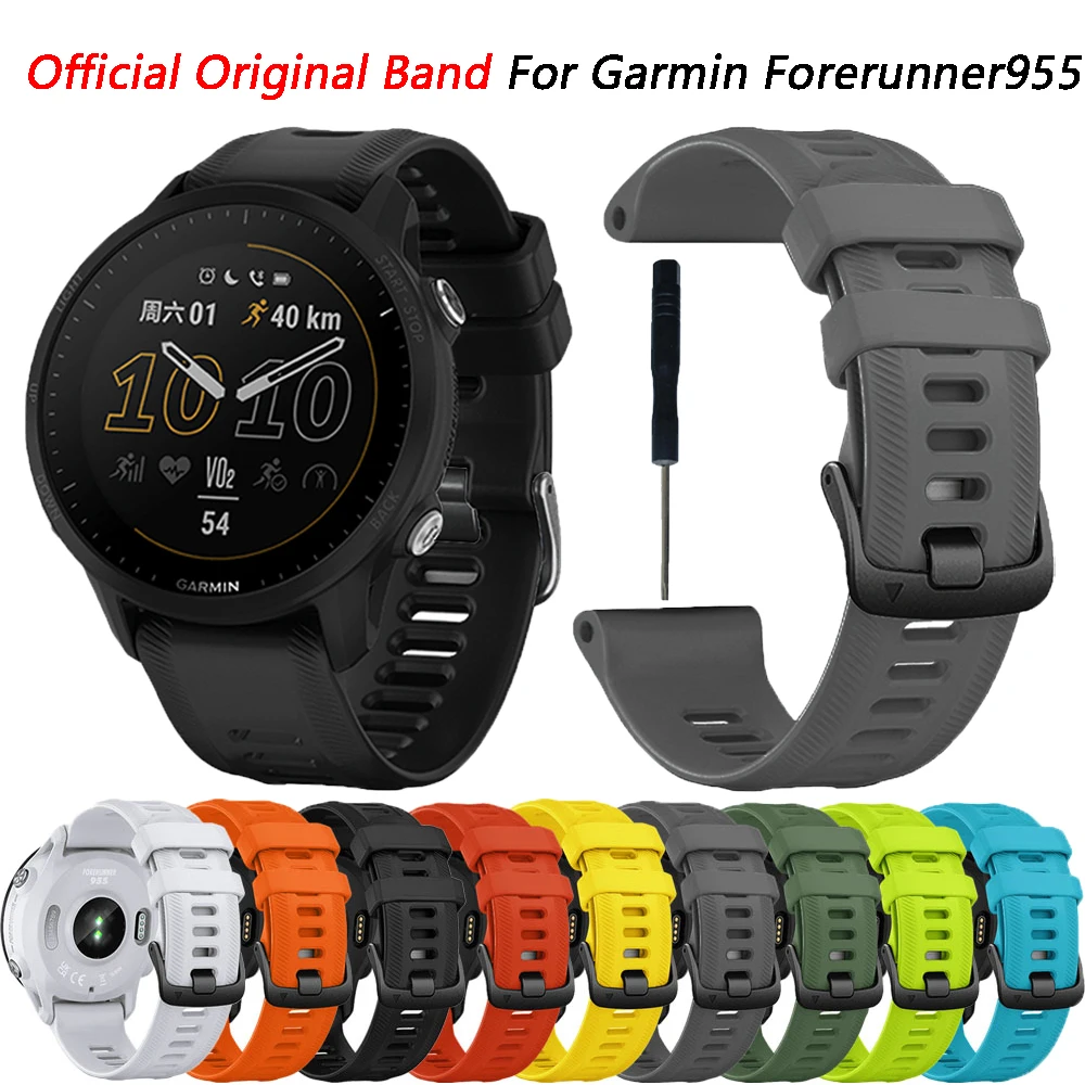 Per Garmin Forerunner 955 Cinturino Ufficiale Cinturino In Silicone Originale Forerunner 965 935 945 955 Braccialetto Di Ricambio Braccialetto Correa
