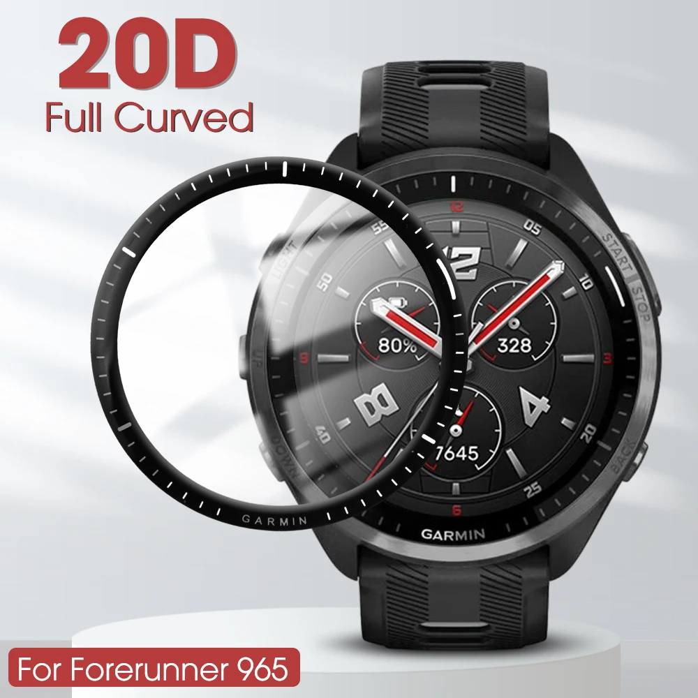 Per Garmin Forerunner 965 265 265S 3D Proteggi Schermo Curvo Hd Smart Watch Pellicola Protettiva Per Garmin Forerunner 965 Cover