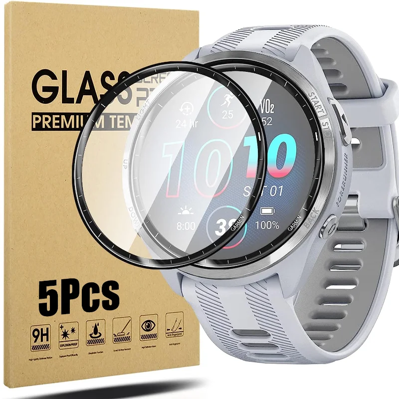 Per Garmin Forerunner 965 Pellicola Curva 3D Anri-Scratch Pellicola Salvaschermo Ultrasottile Per Garmin Forerunner 965 Accessori Per Orologi