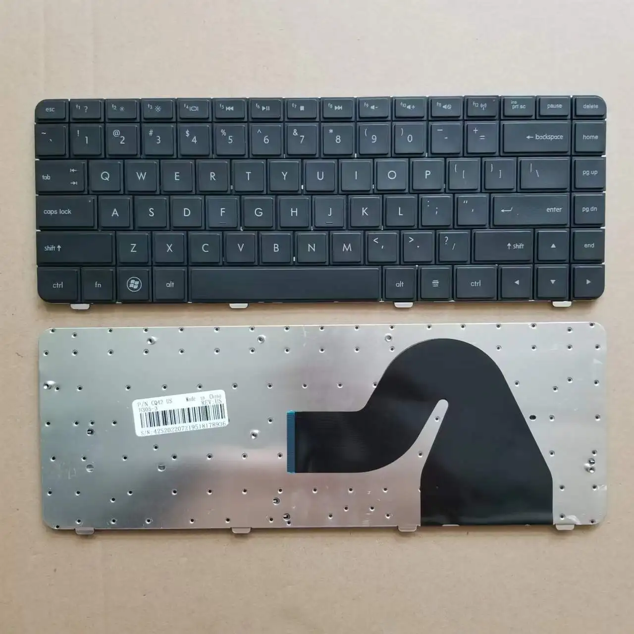 Nuova Tastiera Inglese Per Hp Compaq Presario G42 Cq42 Cq42-100 Cq42-200 G42-300 Series Us Laptop Keyboard Black