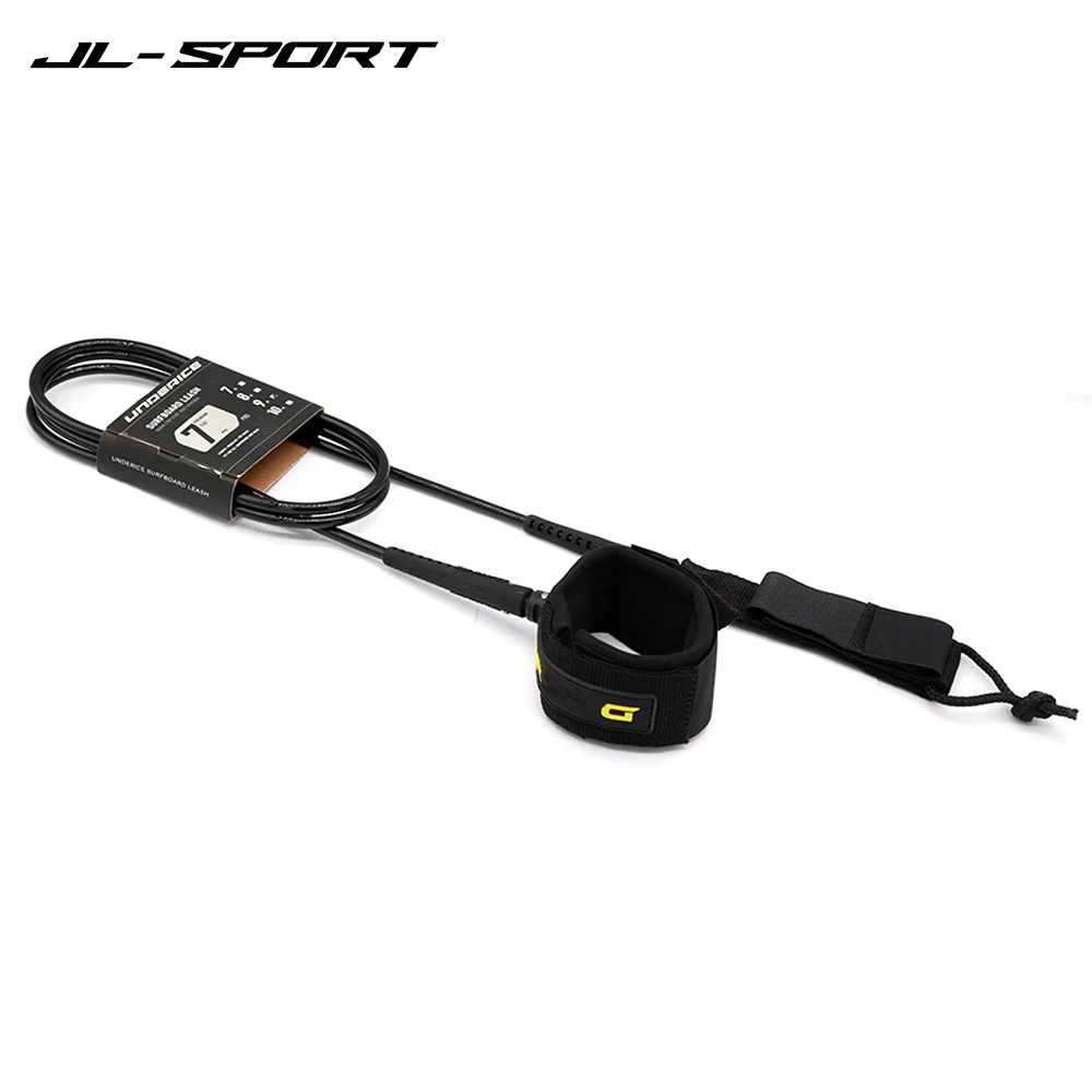 Sup Board Surf Guinzaglio Surf Board Guinzaglio 7Mm Tpu Foot Rope Nhack Straight Surf Guinzaglio Con Imballaggio Semplice