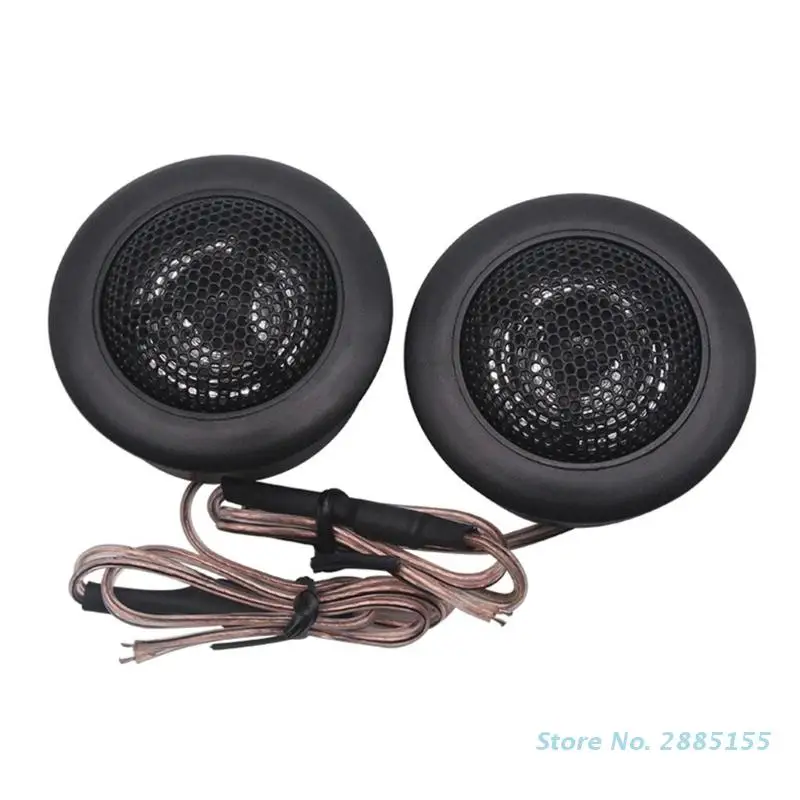 2Pcs Tweeter Per Auto 12V 120W Car Power Altoparlante Dome Speaker Tweeter Altoparlante Corno Per Auto