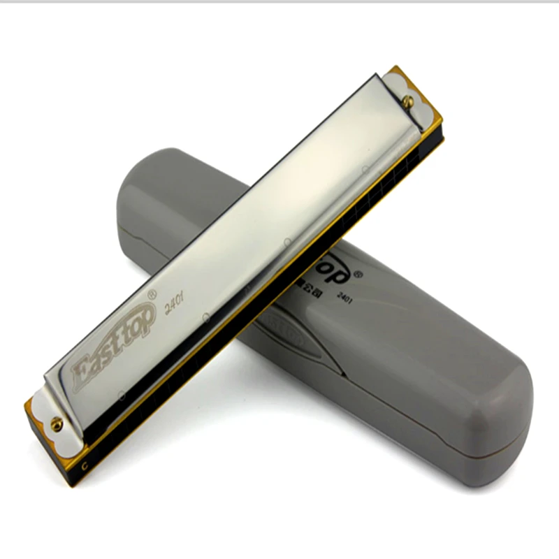 T2401Easttop Armonica 24 Fori Bocca Arpa Tremolo Chiave Di C Mondharmonica Instrumentos Musicales Arpa De Boca Armónica Harmonika