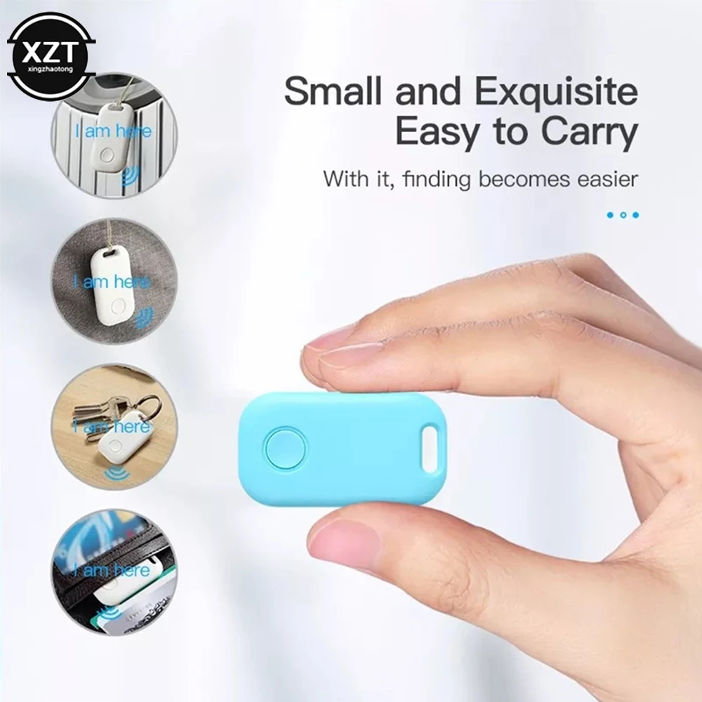 Mini Gps Tracker Anti Lost Portachiavi Alarm Smart Wireless Bluetooth-Compatibile Location Tracker Tag 2-Way Search Key Finder