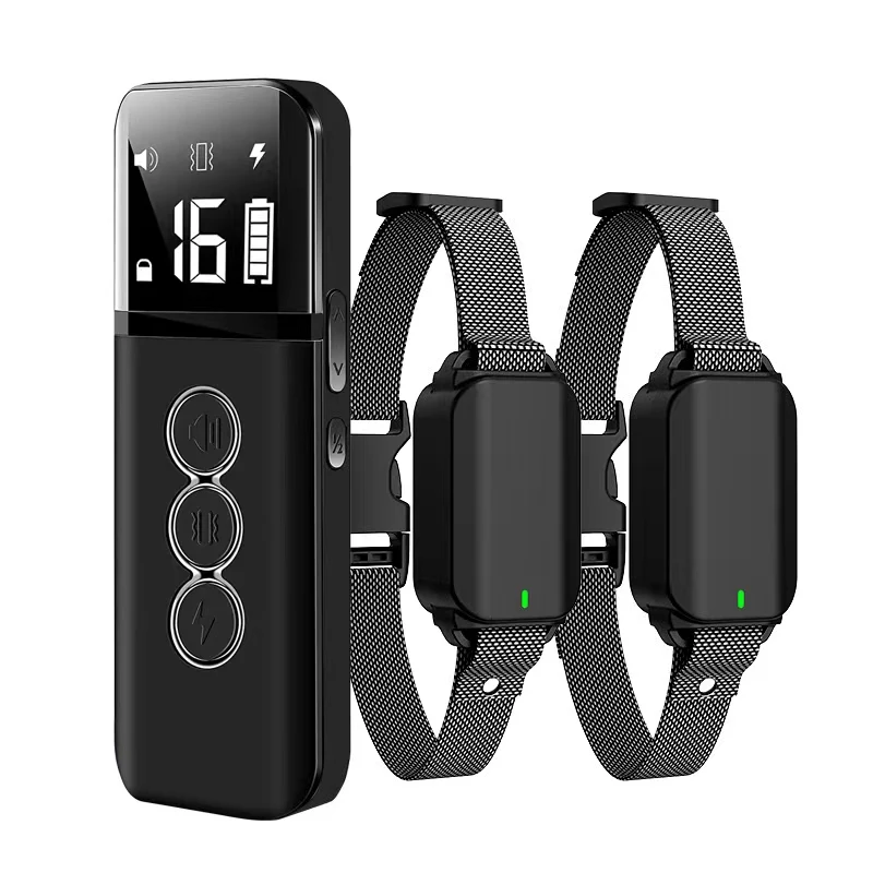 Abqp Collare Elettrico Per Addestramento Del Cane Impermeabile Ricaricabile Antiurto Telecomando Elettrico Pet Dog Anti Bark Collar Vibration
