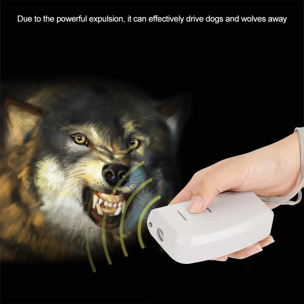 Pet Dog Repeller Whistle Anti Barking Stop Bark Training Device Trainer Led Ultrasonic Anti Barking Senza Batteria