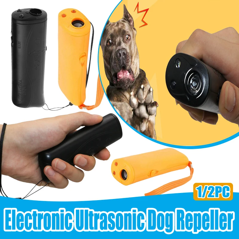 Pet Dog Repeller Whistle Anti Barking Stop Bark Training Device Trainer Led Ultrasonic 3 In 1 Anti Barking Dog Training Home Pet