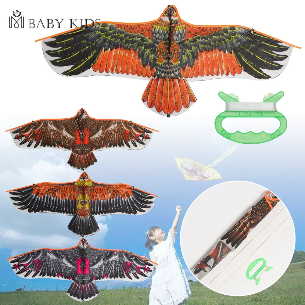 Aquilone Aquila Da 1.1M Con Linea Di Aquiloni Da 30 Metri Grande Aquila Aquiloni Per Uccelli Volanti Regalo Per Bambini Viaggi In Famiglia Giardino Sp