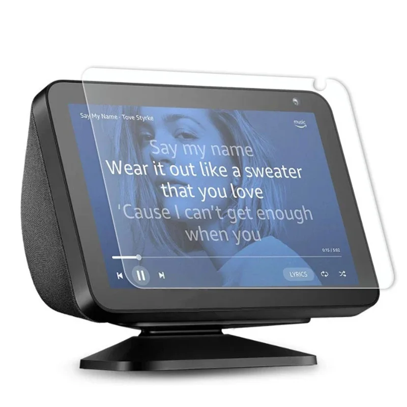 Vetro Temperato Trasparente Per Amazon Echo Show 10 10.0 'Protezione Dello Schermo Acustico Per Amazon Echo Show 8 8 'Vetro Protettivo Trasparente