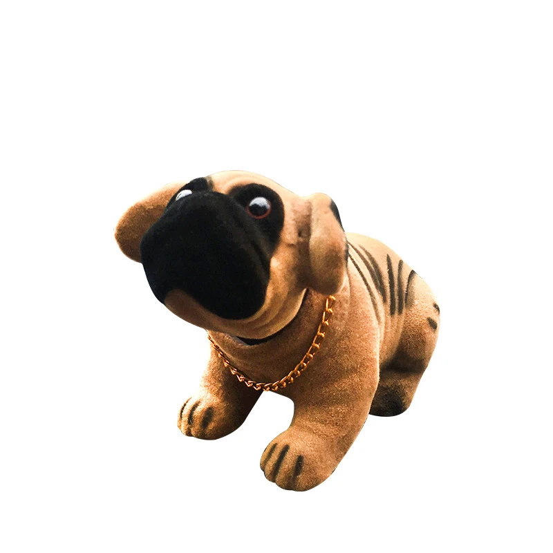 Cruscotto Dell'Auto Sharpei Doll Auto Shaking Head Dog Toy Car Ornament Nodding Dog Car Accessori Bobblehead Dog Decorazione D'Interni