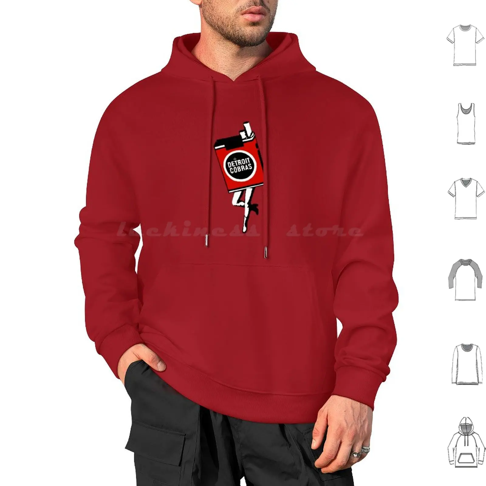 Detroit Felpa Con Cappuccio In Cotone Manica Lunga Detroit Detroit Band Music Band Music Song Album Fans Detroit Fan