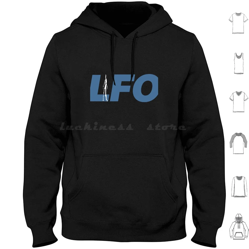 Frequenze Felpe Con Cappuccio Manica Lunga Lfo Album Musicale Record Vinyl Band Artist