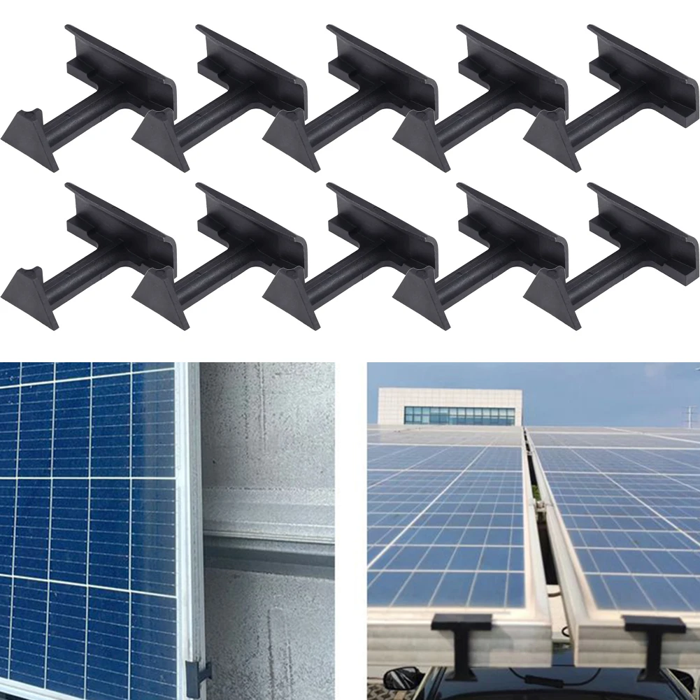 10Pcs Drenaggio Dell'Acqua Pannello Solare Clip Di Drenaggio Dell'Acqua Clip Di Pulizia Clip Di Drenaggio Moduli Fotovoltaici Per Uso Esterno Alimenta