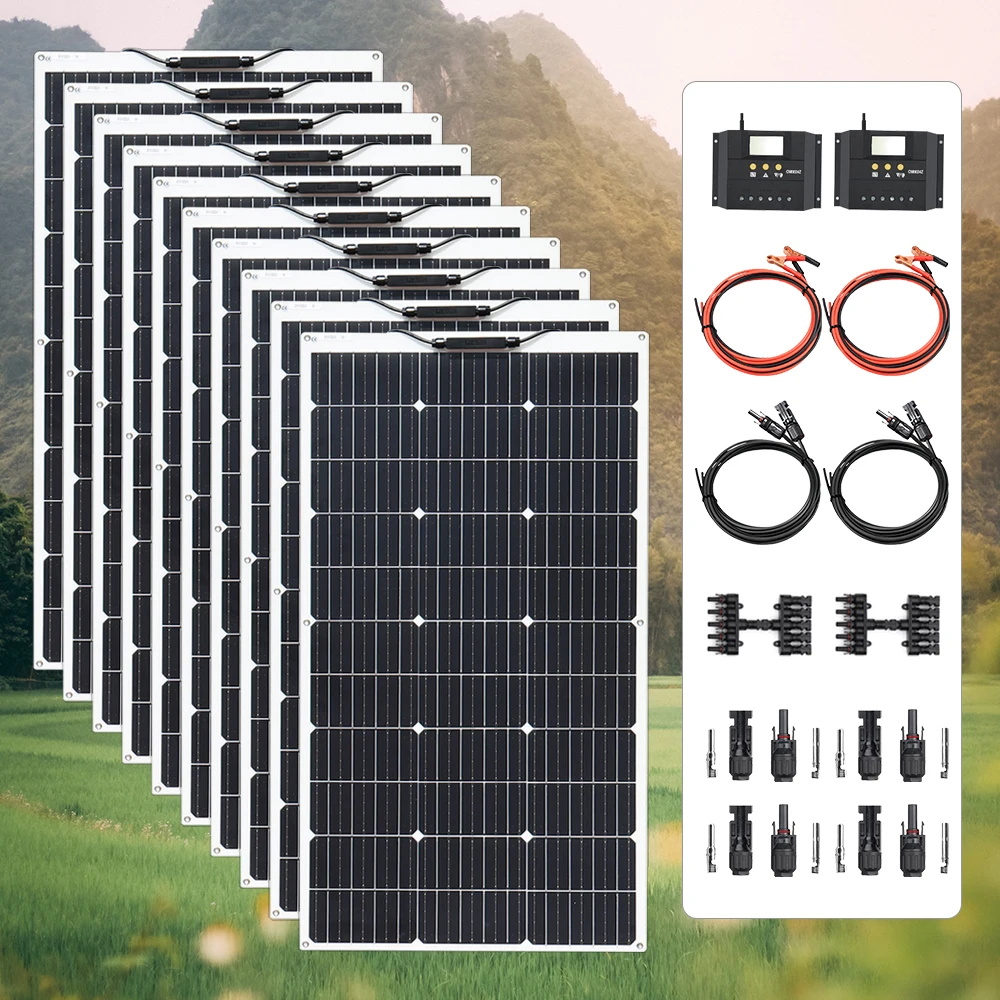 I Pannelli Solari Boguang Solar Panel Costano 10*100W Modulo Solare 1000W Cella Di Silicio Monocristallino Pv Sistema Flessibile Ad Alta Efficienza Di