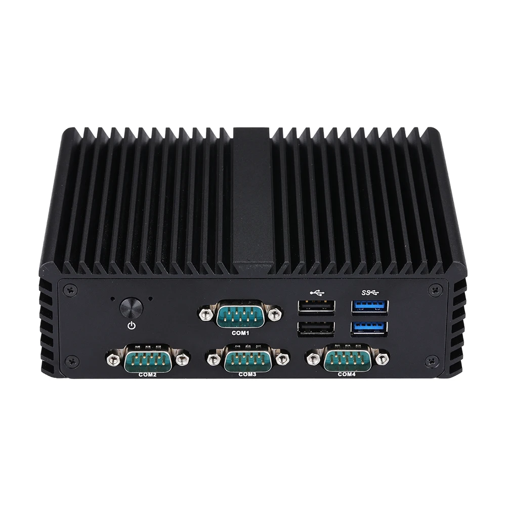 Qotom Mini Pc J4105/J4125 Processore Quad Core 4 Porte Com Vga Dp Computer Fanless Q730P/Q750P