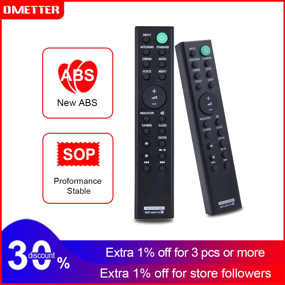 Uso Del Telecomando Per Sony Rmt-Ah411U Ht-Sf200 Ht-S100F Ht-Sf150 Soundbar Sistema Di Musica Remoto Controller Teleconmando