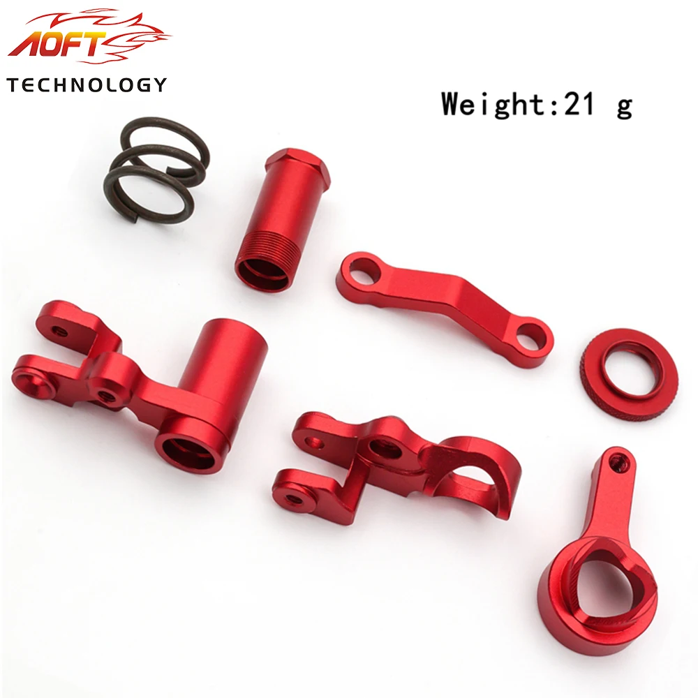 Kit Sterzo In Alluminio Sostituire 6845X Per Auto Rc 1/10 Traxxas Slash/Xo-1/Rustler/Stampode