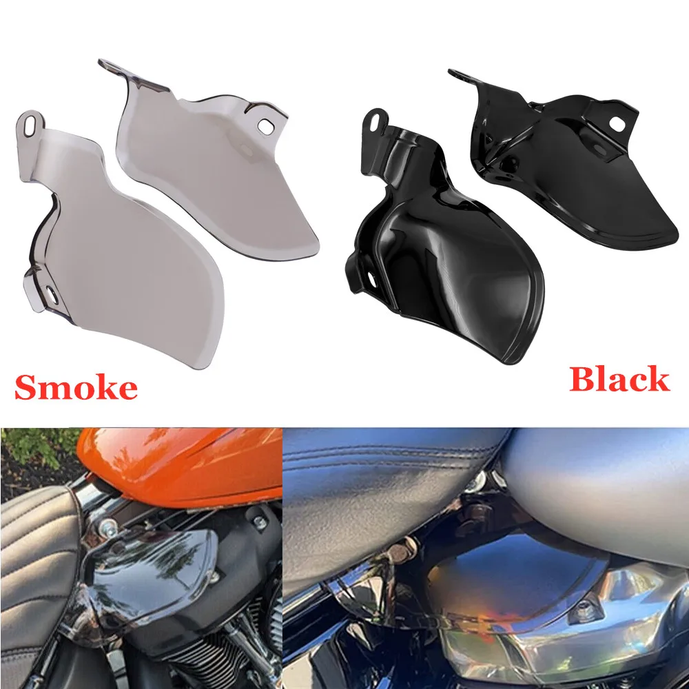 Motociclo Air Deflector Riflettente Sella Shields Air Heat Deflector Per Harley Softail Breakout Fat Boy Street Bob Slim Flsl