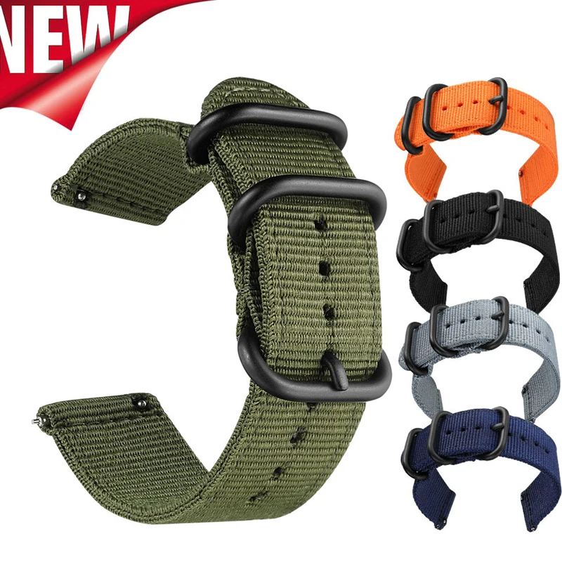 Cinturino Per Fossil Sport/Noleggio Hr/Gen 4 Q Venture Hr/Gen 3 Q Venture Smartwatch Bracciale Cinturino In Nylon 18Mm