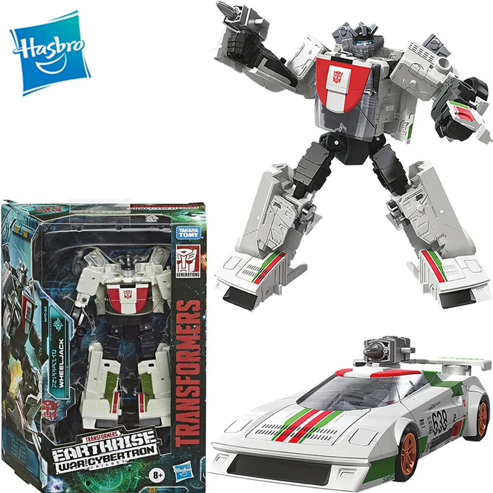 Novità Transformers Generations War For Cybertron Earthrise Deluxe Wfc-E6 Wheeljack Action Figure Collection Model Toys