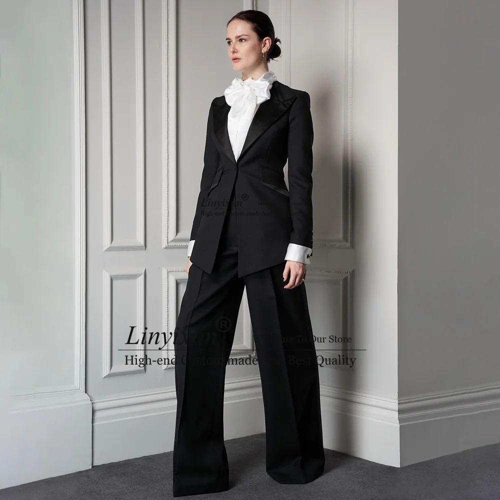 Completo Lungo Da Donna 2 Pezzi Giacca Pantaloni Slim Fit Short Set 1 Bottone High Street Luxury Womens Clothing Pant Set Tailleur Femm