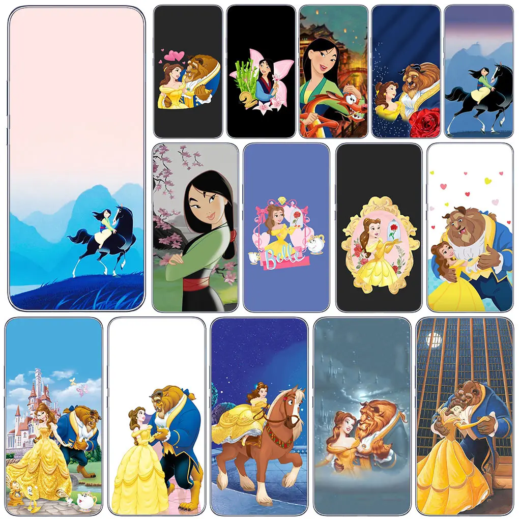 Belle Beauty And The Beast Mulan Per Motorola Moto One G8 G7 Play Action Fusion Plus Power Vision Zoom Hyper Macro Cover Case