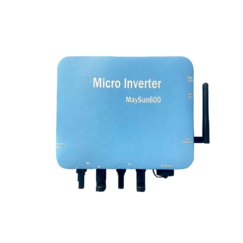 600W 700W 800W 1000W Maysun Microinverter Fotovoltaico Ip65 Grid Tie Pv Mppt Solar Micro Per Pannelli