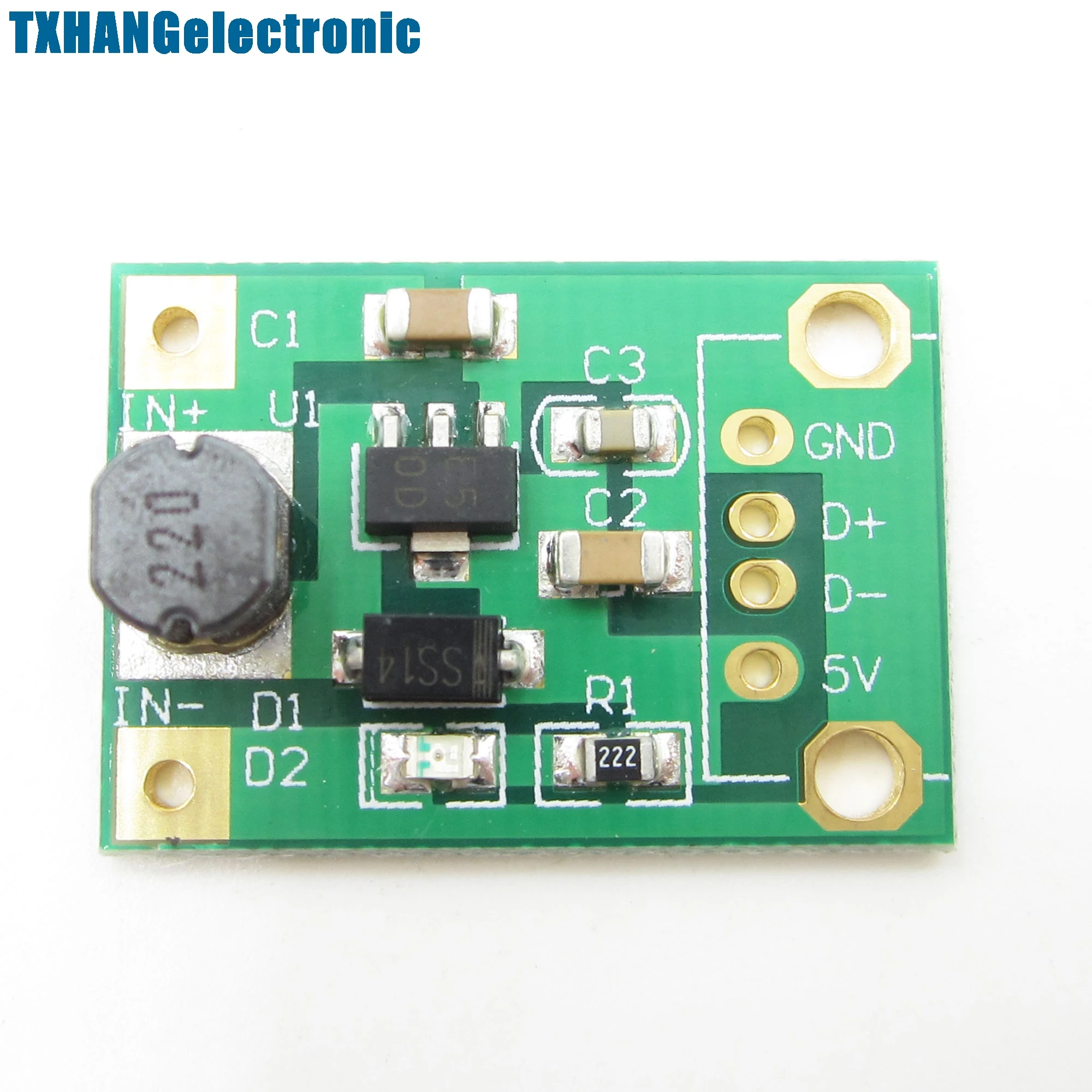 10Pcs Dc-Dc Boost Converter Step Up Module 1-5V A 5V 500Ma Modulo Di Alimentazione Convertitore Di Tensione Elettronica Fai Da Te