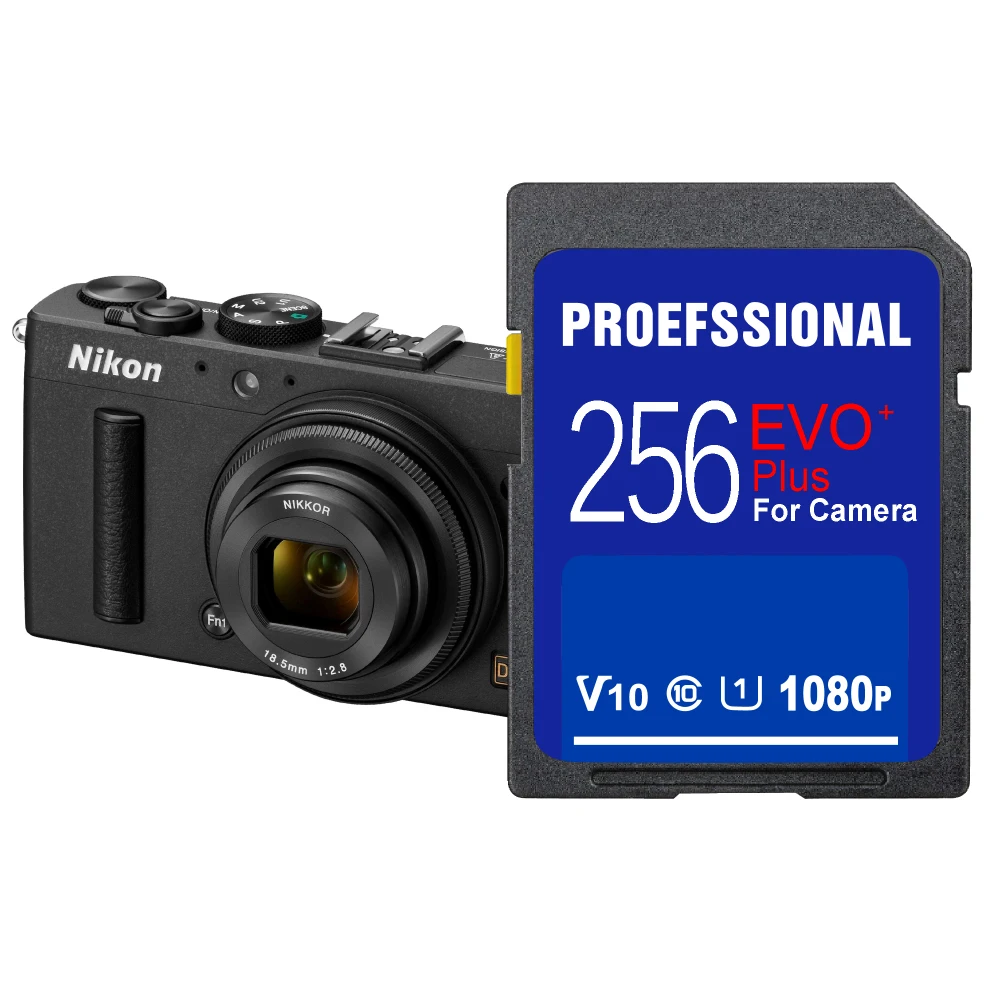 Scheda Sd 32Gb 64Gb 128Gb 256Gb Scheda Di Memoria U1 U3 V30 4K Per Canon Nikon Slr Camera Shooting 4K Video