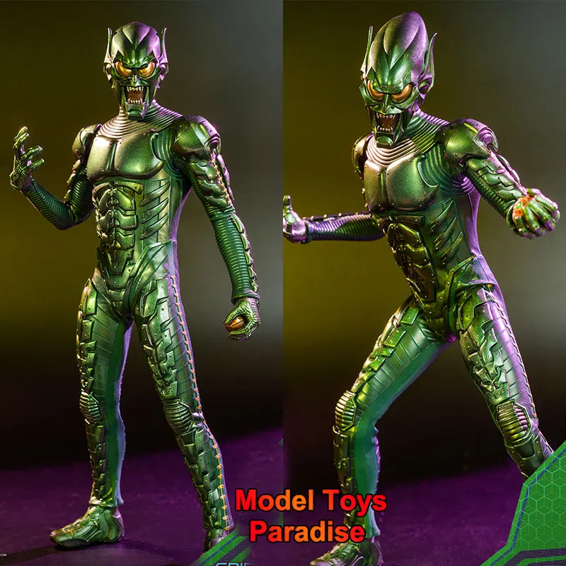 Ht Hot Toys Mms630 1/6 Men Soldier Super Villain Green Goblin Set Completo 12 Pollici Action Figure Giocattoli Da Collezione Regali