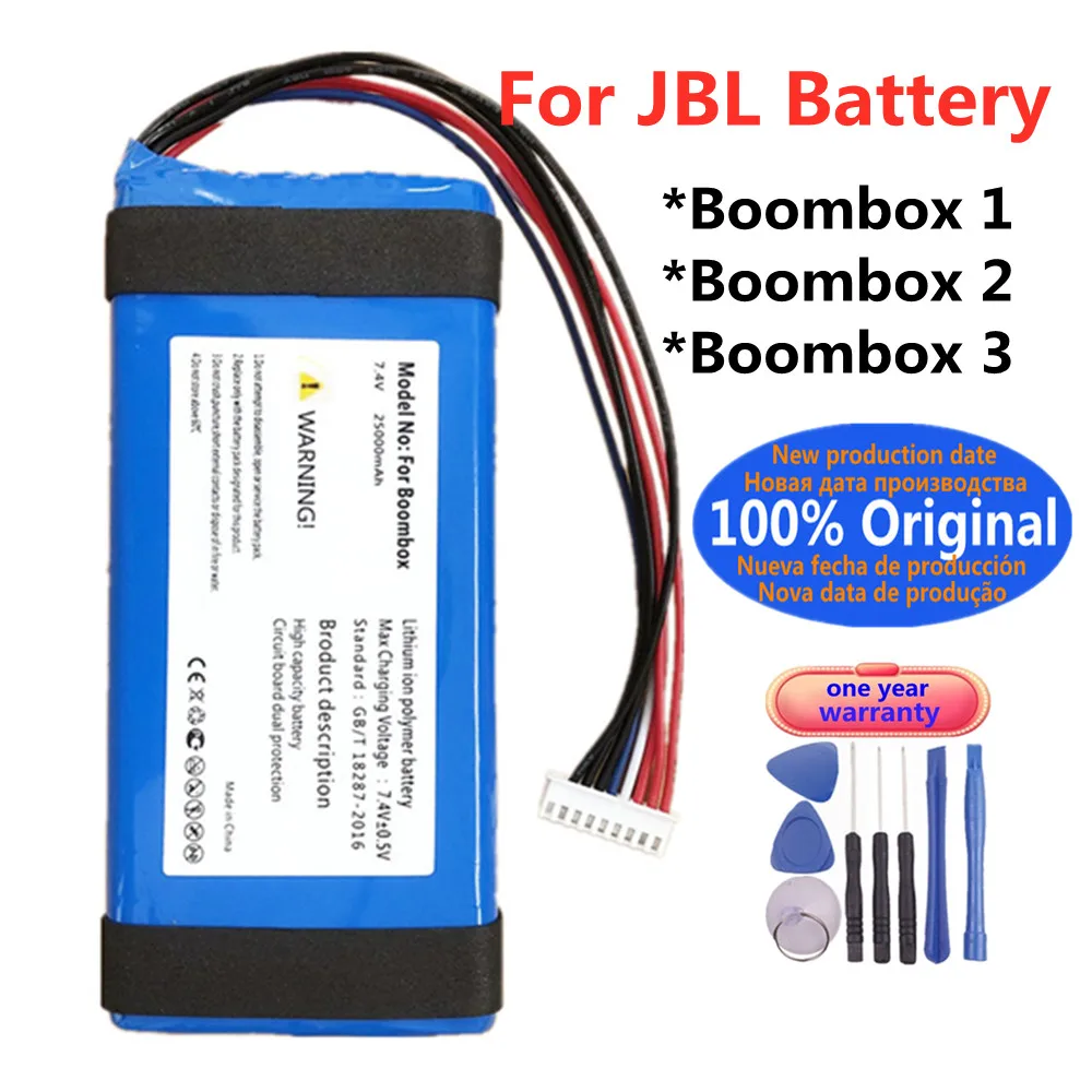 Nuova Batteria Dell'Altoparlante Originale Al 100% Per Jbl Boombox 1 / Boombox 2 / Boombox 3 Batteria Audio Bluetooth In Edizione Speciale Bateria