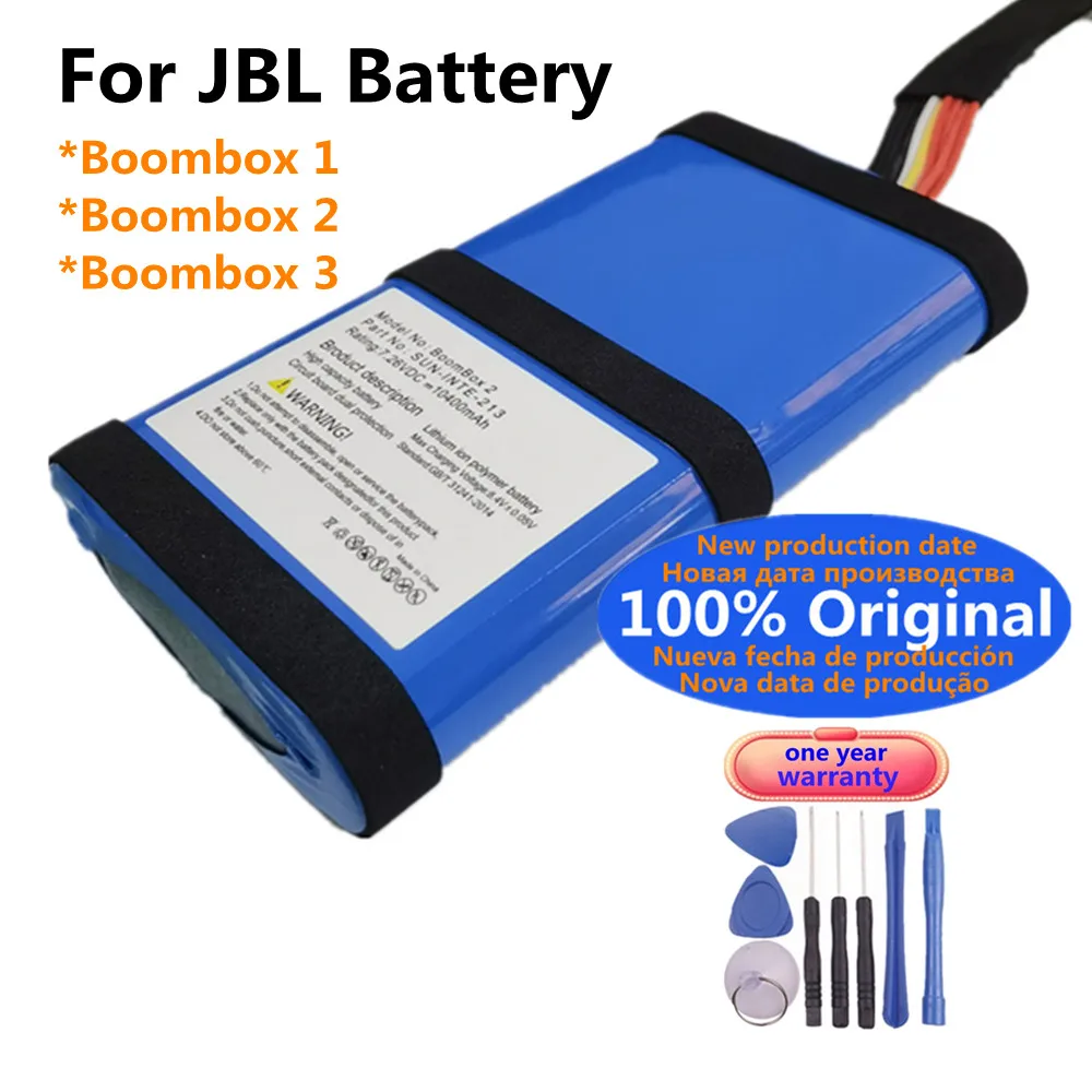 Nuovo Altoparlante Del Lettore Batteria Originale Per Jbl Boombox 1 / Boombox 2 / Boombox 3 Altoparlante Bluetooth Wireless Batteria Bateria + Tools