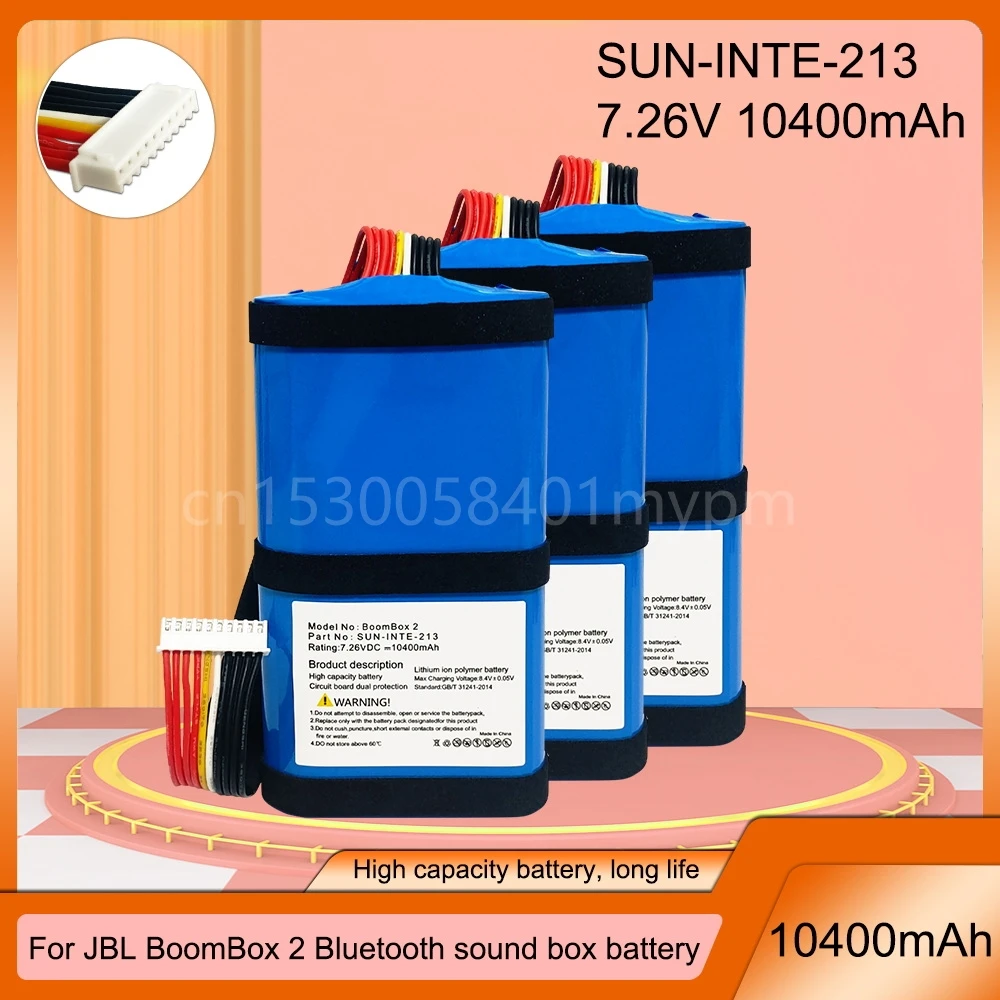 Batteria Di Ricambio Da 10400Mah Sun-Inte-213 Sun-Inte-21 Per Jbl Boomboox2 Boombox 2 Player Speaker Batterie Bluetooth