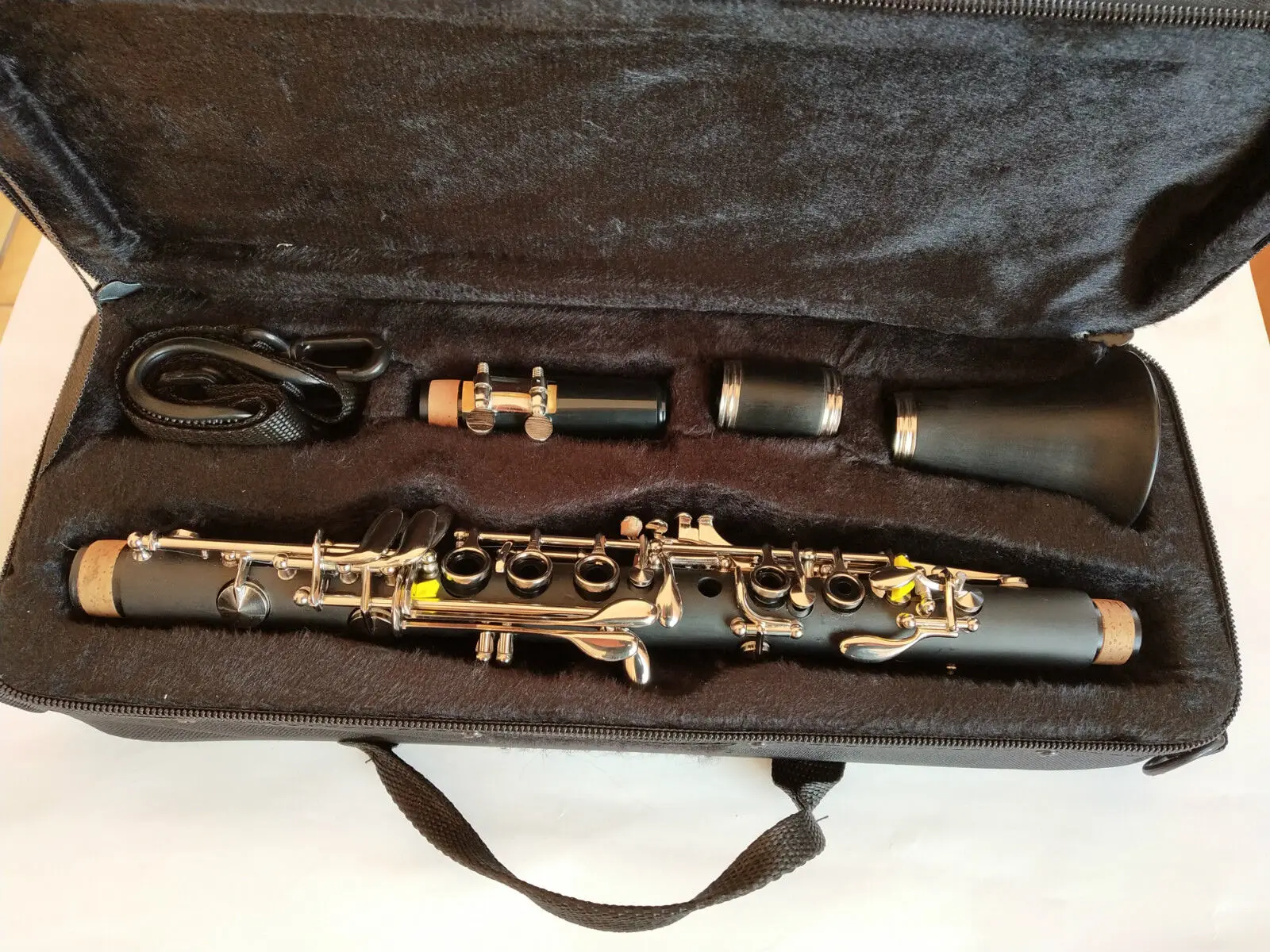 Eccellente Clarinetto Con Chiave Eb Con Custodia Ebonite Buon Suono Mini Clarinetto