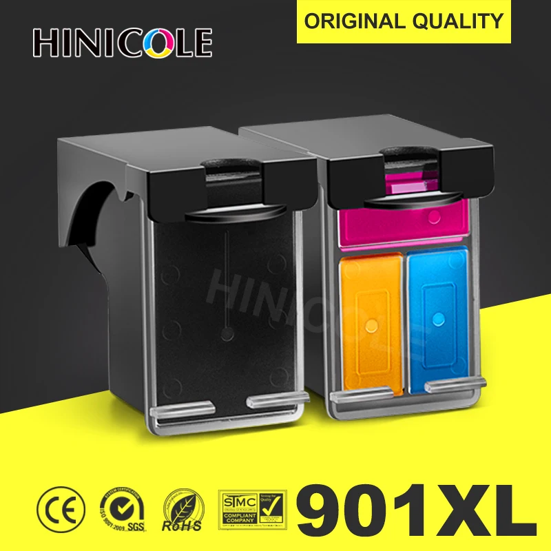 Per Cartuccia Di Inchiostro Hp901 901Xl Per Hp Officejet J4500 4500 J4540 J4550 Officejet J4580 J4585 J4624 J4535 J4600 J4640