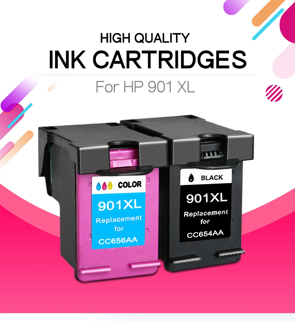 901Xl Compatibile Per Hp 901 Hp901 Xl Hp 901 Xl Hp901 Cartuccia Di Inchiostro Per Stampante Officejet 4500 J4500 J4540 J4550 J4580 J4680