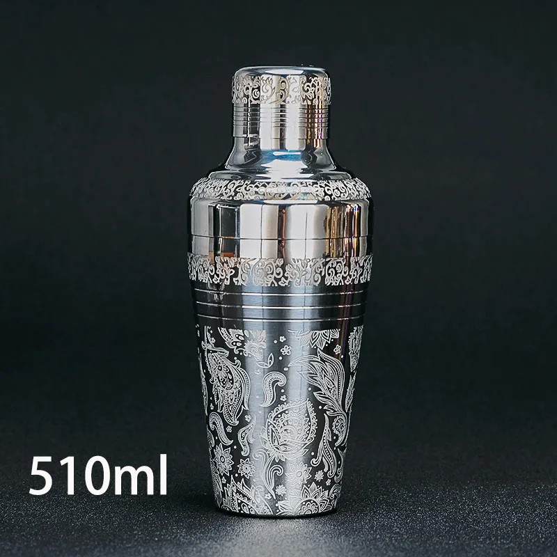 510Ml Bar Cocktail Shaker Bar Shaker Cobbler Shaker Cocktail Bar Tool
