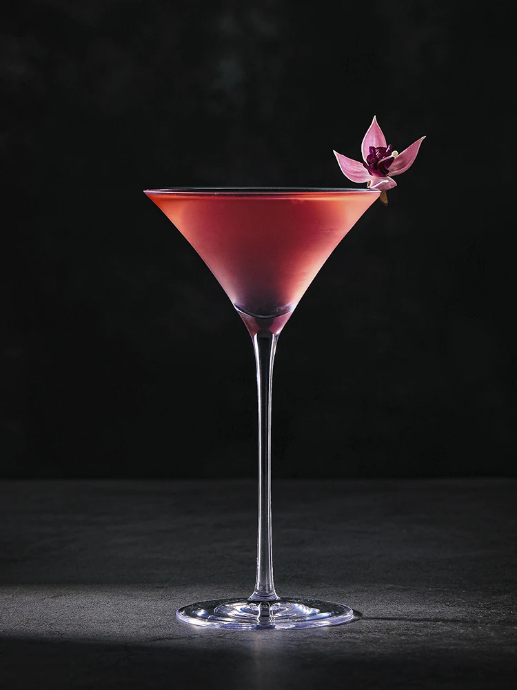 Tromba Martini Bicchiere Cristallo Giapponese Triangolo Martini Bicchiere Alto Cocktail Bicchiere