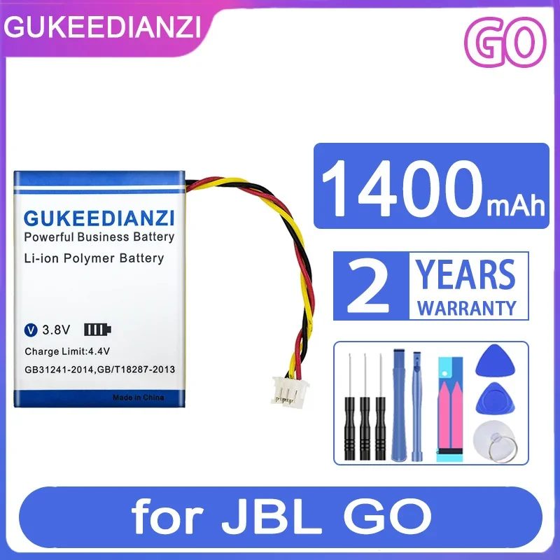 Gukeedianzi Batteria Di Ricambio Go (Gsp682634) 1300Mah/1400Mah Per Altoparlante Jbl Go 3 Go3