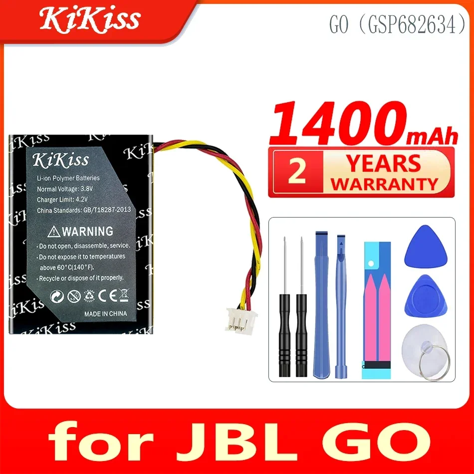 Batteria Kikiss 1300Mah/1400Mah Per Altoparlante Jbl Go Go 3 Altoparlante Go3 Bateria Ad Alta Capacità