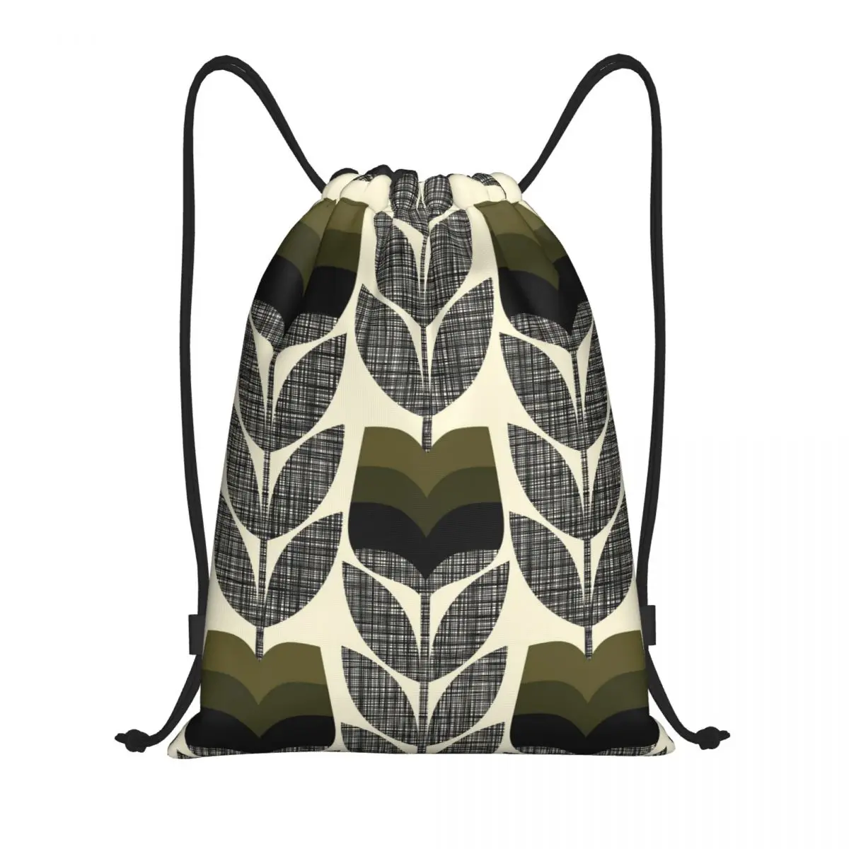 Custom Rose Bud Moss Orla Kiely Print Borse Con Coulisse Per L'Allenamento Zaini Yoga Donna Uomo Sport Gym Sackpack