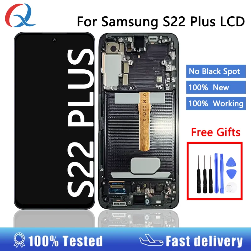 Nuovo Pantalla Galaxy S22 Plus Display Lcd Per Telefoni Cellulari Per Samsung S22 Plus Sostituzione Dello Schermo Per Samsung S22 Plus 5G Lcd