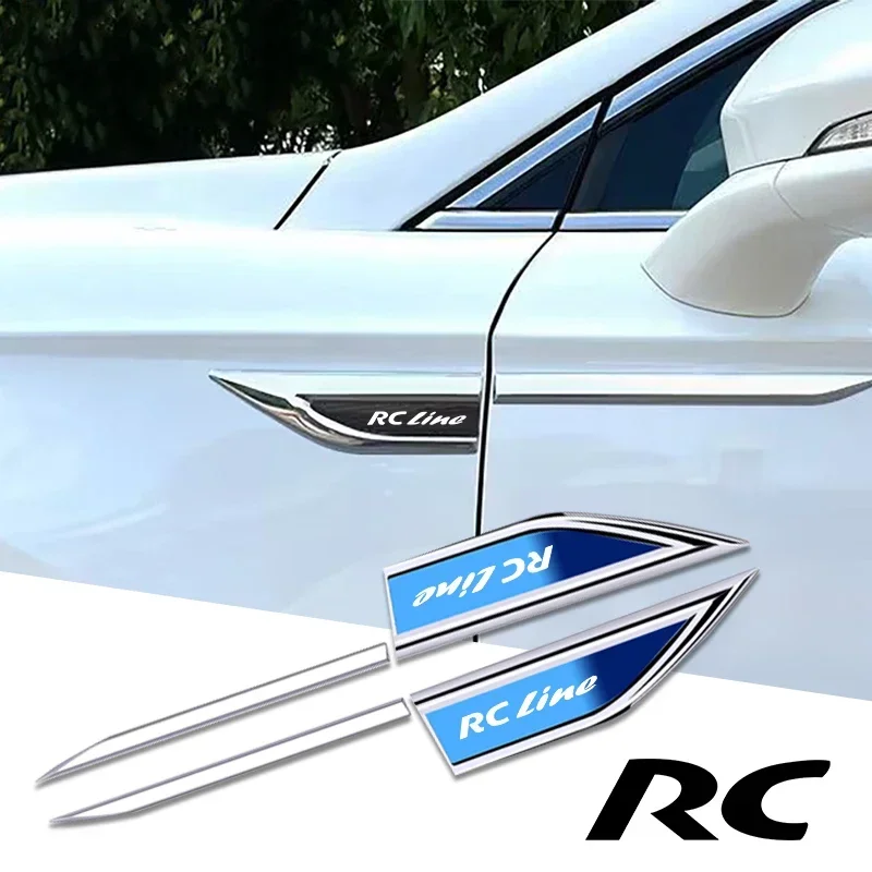 2 Pezzi Accessori Per Auto Porte Laterali Lama Adesivi Per Auto Accessori Per Auto Per Peugeot Rc Sw Rcline Rc-Line 206 307 407 1007 4007
