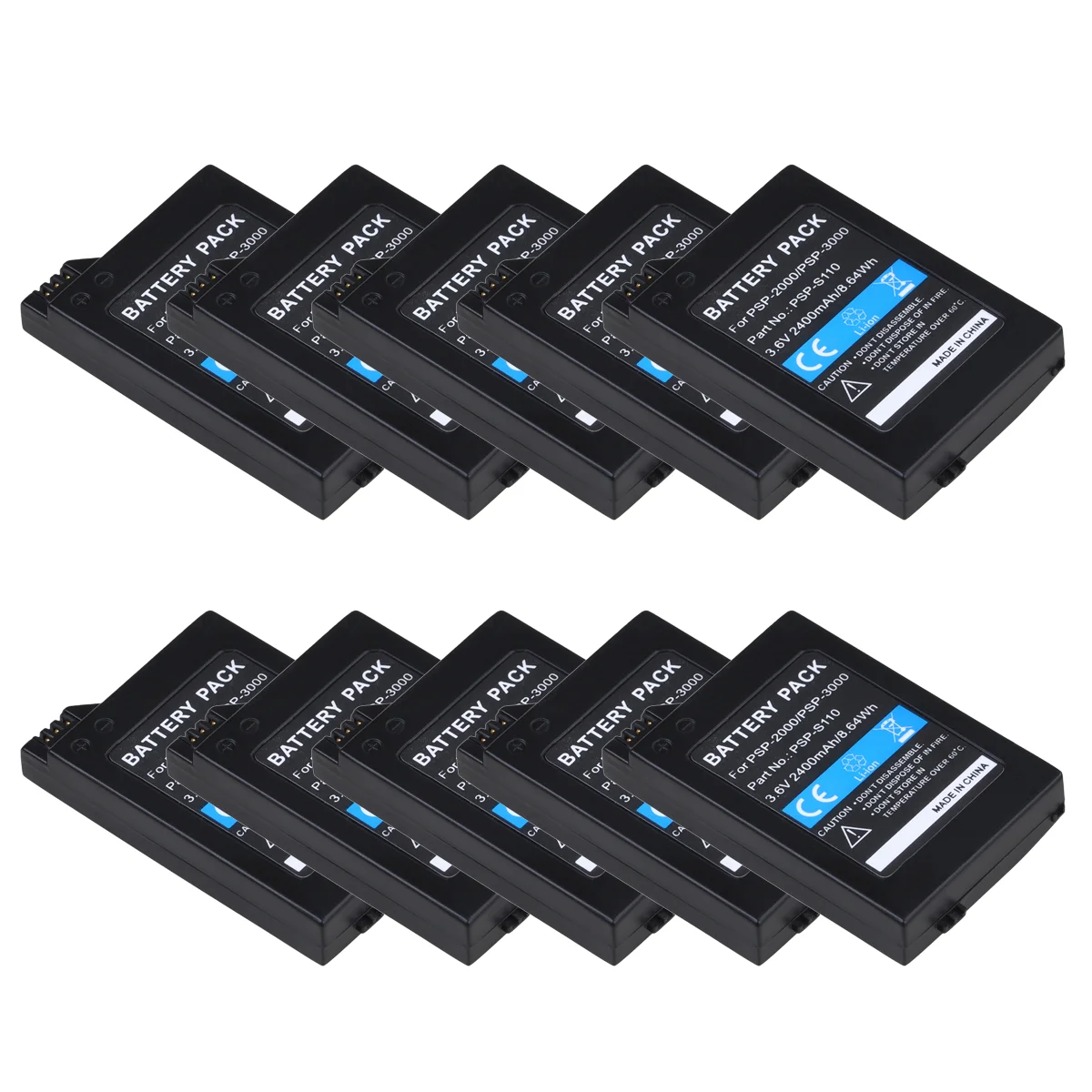 Batteria 10Pcs 2400Mah Psp-S110 Per Controller Gamepad Portatile Sony Psp-2000 Psp-3000 Psp2000 Playstation