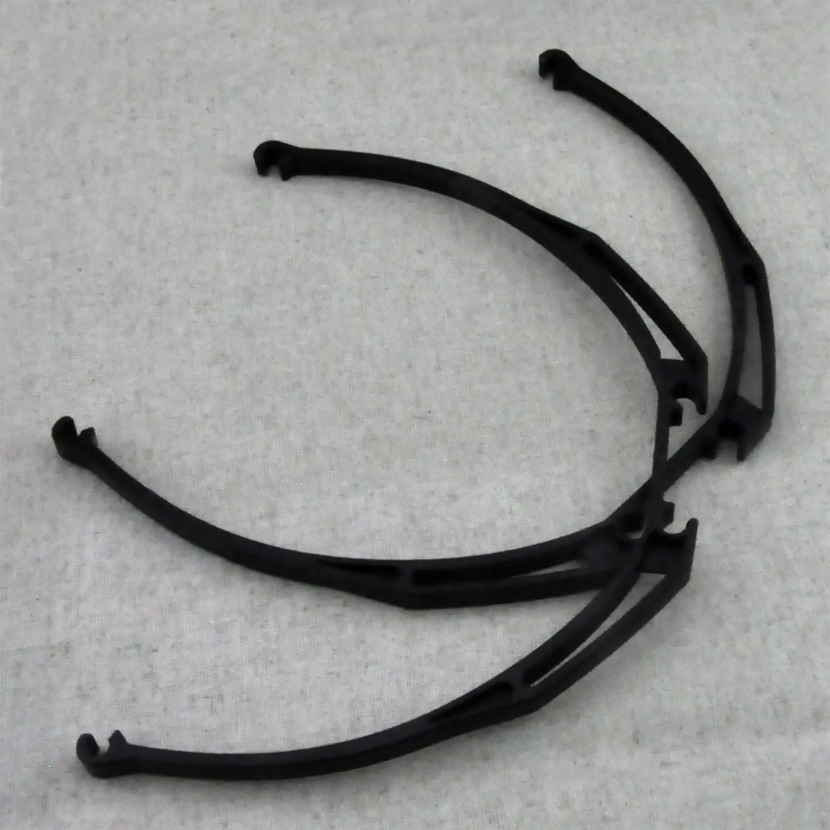 2Pcs Aircraft Fpv Anti Vibrazione Multifunzione Pattino Di Atterraggio Dji F450 F550 Quadcopter Hexa Black